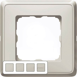 LEGRAND 773684 Рамка 4 поста, песочная, Cariva