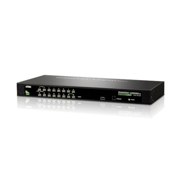 ATEN CS1316-AT-G Переключатель, электрон., KVM, 1 user PS2/USB+VGA =>16 cpu PS2/USB+VGA, со шнуром для подключ. консоли PS2/USB 0.27м., 2048x1536, 1U 19, исп.спец.шнуры, OSD, каскад 256/2 уровня