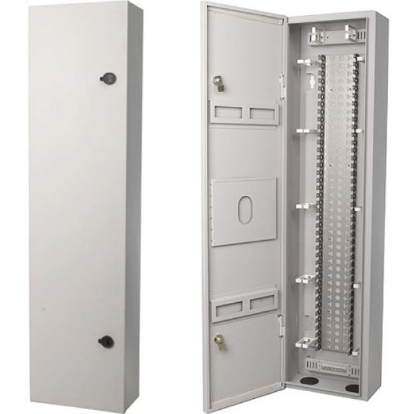 Hyperline KR-INBOX-400-MNK Коробка распределительная на 400 пар, 1100x280x150 мм, стальной корпус, IP 30