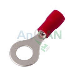 REXANT 08-0015 НАКОНЕЧНИК КОЛЬЦЕВОЙ изолированный (НКИ D6.5мм) 0.5-1.5кв.мм (VR1.25-6)