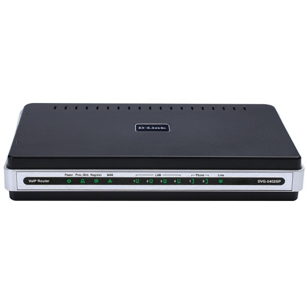 D-Link DVG-5402SP/RU Маршрутизатор с 2 FXS-портами и 1 PSTN-портом (lifeline)