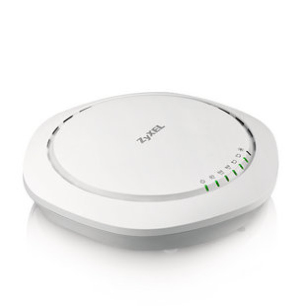 ZyXEL WAC6502D-S Точка доступа Wi-Fi 802.11a/b/g/n/ac с двумя радиомодулями, скоростью передачи данных до 866 Мбит/с и поддержкой технологии интеллектуальных антенн, работающая под управлением контроллера или в автономном режиме