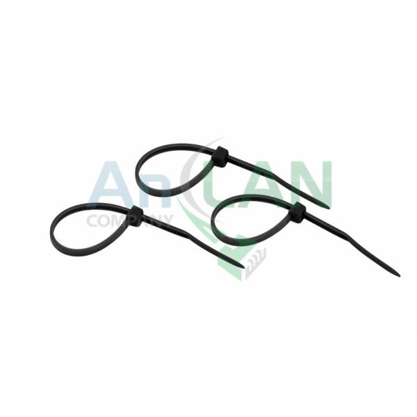 REXANT 07-0101-25 Хомут nylon 100 х 2.5 мм 25шт черный