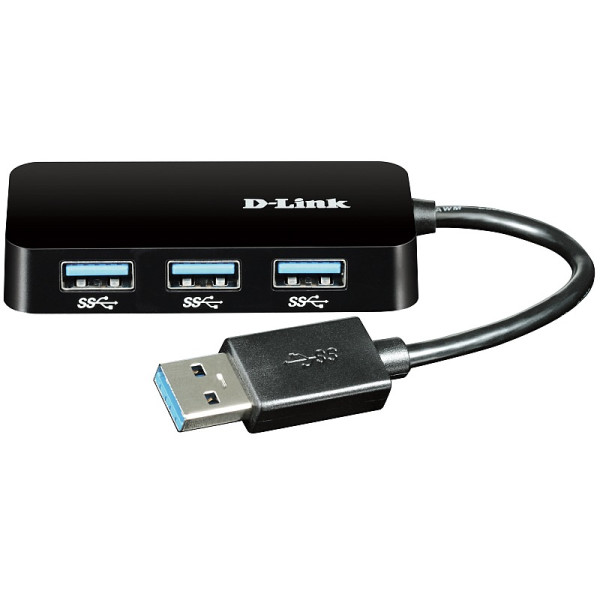 D-Link DUB-1341 Компактный концентратор с 4 портами USB 3.0