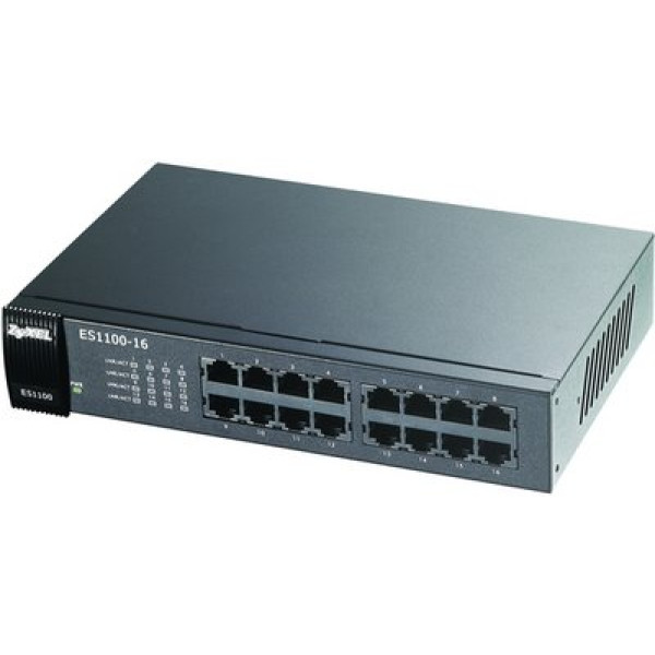 ZyXEL ES1100-16 16-портовый коммутатор Fast Ethernet