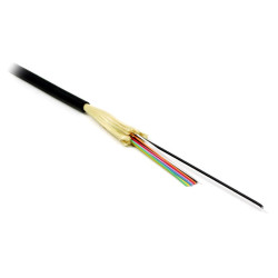 Hyperline FO-DT-IN/OUT-62-16-LSZH-BK (FO-D-IN/OUT-62-16-HFFR) Кабель волоконно-оптический 62.5/125 многомодовый, 16 волокон, плотное буферное покрытие (tight buffer), внутренний/внешний, LSZH IEC 60332-3, –40°C – +75°C, черный