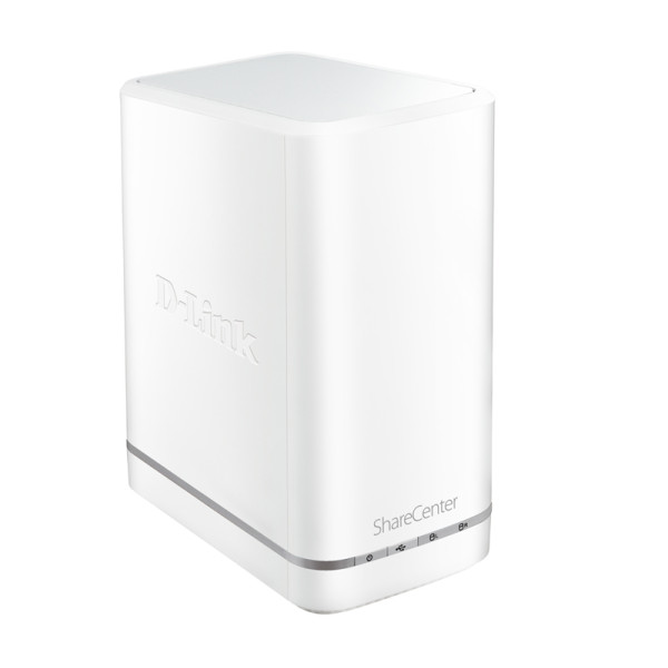 D-Link DNS-327L Облачный сетевой накопитель с 2 отсеками для жестких дисков, 1 портом 10/100/1000Base-T и 1 портом USB 3.0