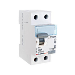 LEGRAND 403039 (602143) Дифференциальный выключатель, серия TX3, 40A, 300mA, 2-полюсный, тип АС