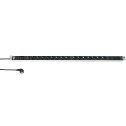 Hyperline SHT-15SH-3IEC-SF-2.5EU Блок розеток, 15 розеток + 3 х IEC320 C13, 16 A, выключатель, защита от перенапряжения, шнур 2.5м (1062 x 44.4 x 44.4 мм)
Блоки розеток Hyperline