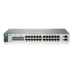 HP J9801A#ABB 1810-24 Коммутатор (22 ports 10/100 + 2 ports 10/100/1000 + 2 SFP, WEB-managed, fanless, 19') (repl. for J9080A)