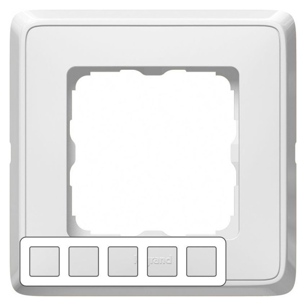 LEGRAND 773655 Рамка 5 постов, белая, Cariva