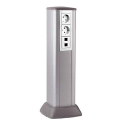 DKC / ДКС 19552 In-liner Aero Миниколонна распределительная алюминиевая, 0.5м, цвет белый, RAL 9016