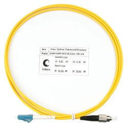 Cabeus FOP(s)-9-LC-FC-1,5m Шнур оптический simplex LC-FC 9/125 sm 1,5м LSZH