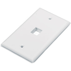 Hyperline FP-U-1-WH Лицевая панель 70x115 мм для 1-й вставки типа Keystone Jack, американский стандарт
Лицевые панели, американский стандарт