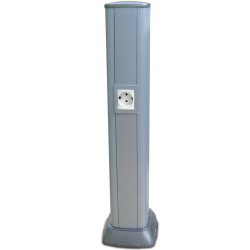 DKC / ДКС 09594 In-liner Aero Колонна распределительная алюминиевая 0,71 м, цвет темно-серебристый металлик, RAL 9006