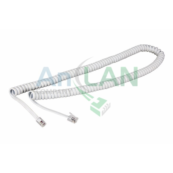 Купить REXANT 18-2071 Шнур витой трубочный 7М телефонный белый REXANT 18-2071 Шнур витой трубочный 7М телефонный белый