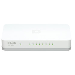D-Link DGS-1008A/B1A/C1A/C1B Неуправляемый коммутатор с 8 портами 10/100/1000 Base-T и функцией энергосбережения