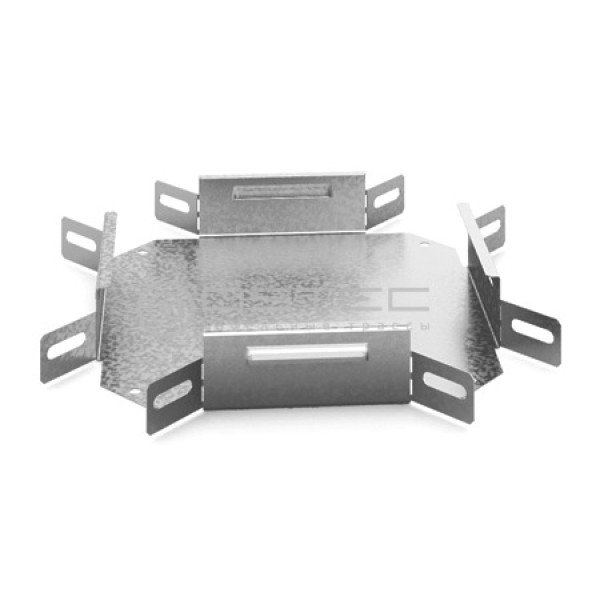 OSTEC УСХ-300х100 Угловой соединитель крестообразный к лотку 300х100