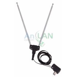 REXANT 34-0107 RX-107 антенна комнатная телескопическая диам 6мм , 5 секций , с адаптером