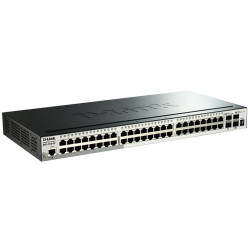 D-Link DGS-1510-52/A1A Управляемый стекируемый коммутатор SmartPro с 48 портами 10/100/1000Base-T, 2 портами 1000Base-X SFP и 2 портами 10GBase-X SFP+