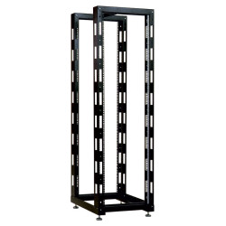 Стойка телекоммуникационная универсальная 38U двухрамная, цвет черный