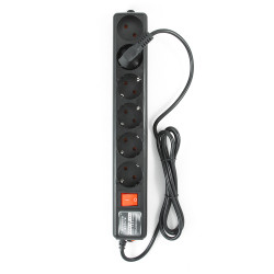 Power Cube PRO SPL(5+1)-B-10 BLACK Сетевой фильтр, 3.0 м, LC контур, 10А/2,2кВт, черный