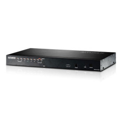 ATEN/ALTUSEN KH1508A-AX-G Переключатель, электрон., KVM, 1 local user PS2/USB+VGA =>8 cpu (PS2/USB/Sun+VGA)/RS232, без модулей, 1600x1200 60Hz (30м), 1U 19, исп.спец.модули и UTP, OSD, каскад 512
