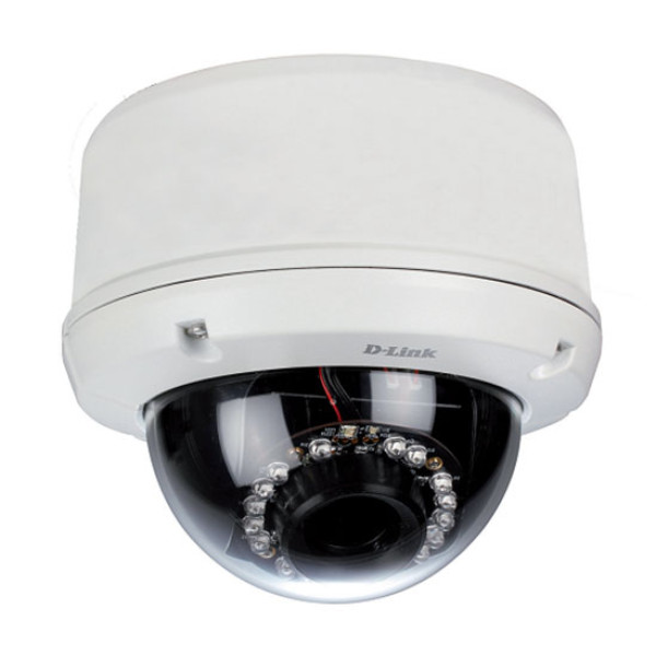 D-Link DCS-6510 Внешняя купольная антивандальная сетевая камера с поддержкой PoE и ночной съемки