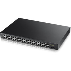 ZyXEL GS1900-48HP Интеллектуальный High Power PoE-коммутатор Gigabit Ethernet с 48 разъемами RJ-45 и 2 SFP-слотами