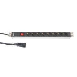 Hyperline SHT19-8SH-S-2.5IEC Блок розеток для 19