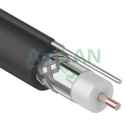REXANT 01-3021 Кабель RG-11U (75 Ом) 305м OUTDOOR + ТРОС*1