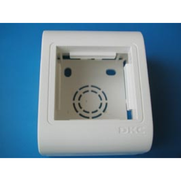 DKC / ДКС 45037 Компьютерная розетка RJ-45, кат.5Е, неэкранированная (комплектуется модулем AMP, код 406372-2), 1 модуль, серия VIVA