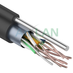 REXANT 01-0144 Кабель FTP 4PR 24AWG CAT5e 305м OUTDOOR + ТРОС*1