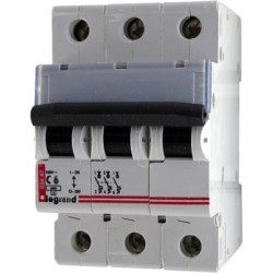 LEGRAND 407288 Автоматический выключатель, серия DX3-E, С6A, 6kA, 3-полюсный
