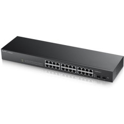 ZyXEL GS1900-24 Интеллектуальный коммутатор Gigabit Ethernet с 24 разъемами RJ-45 и 2 SFP-слотами
