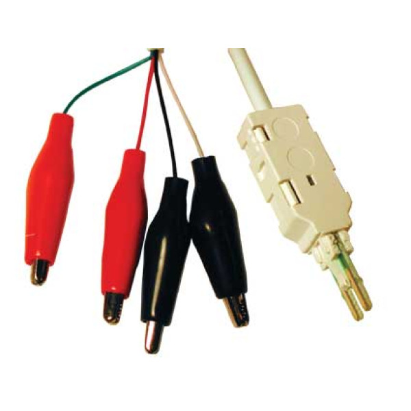 Hyperline KR-CABLE-CRO4 Шнур тестовый 4-х контактный, зажимные контакты