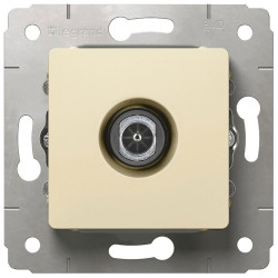 LEGRAND 773778 Розетка TV, звезда, 0-2400МГц, 1.5дБ, слоновая кость, Cariva