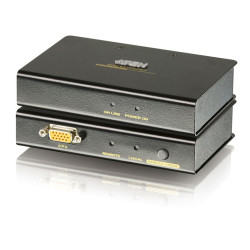 ATEN CE250A-A7-G Удлинитель, SVGA+KBD+MOUSE PS2, 150 метр,, HD-DB15+2x6MINIDIN, Female, с KVM-шнуром, Б,П, 220> 5V, (100MHz;макс,разрешение 1280х1024;DDC2B;защита от перенапряжения;локальный модуль без Б,П,)