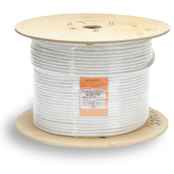 Cabeus SSTP-4P-Cat.7A+-SOLID-IN-LSZH Кабель экранированная витая пара SSTP (S/FTP), категория 7A (расширенный диапазон рабочих частот до 1200MHz), 4 пары (22 AWG), FR-LSZH (305 м)
