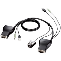 D-Link KVM-221/RU 2-портовый KVM-переключатель с портами USB
