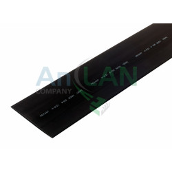 REXANT 25-0100 100,0 / 50,0 мм 1м термоусадка чёрная