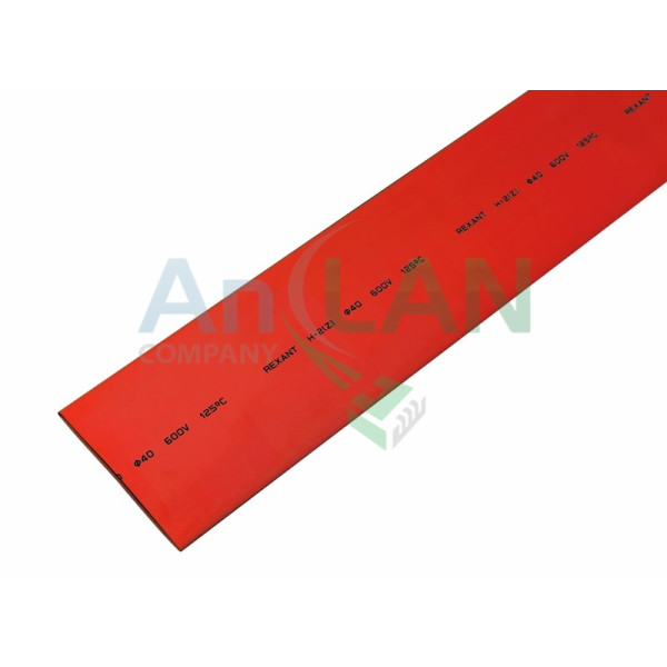 REXANT 24-0004 40.0 / 20.0 мм 1м термоусадка красная