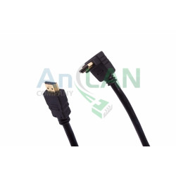REXANT 17-6235 Шнур HDMI - HDMI gold 3М угловой