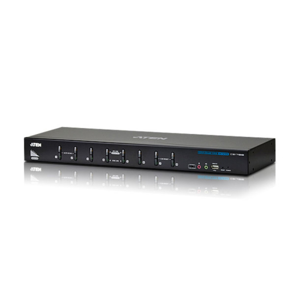 ATEN CS1788-AT-G 8-портовый KVM-переключатель с поддержкой USB и двухканального DVI