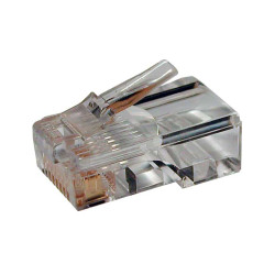 Cabeus 8P8C-C6 Коннектор RJ-45 под витую пару, категория 6 , универсальный (для одножильного и многожильного кабеля)