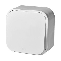 LEGRAND 782204 Переключатель 1-клавишный, 10А, белый, Quteo