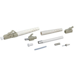 Hyperline LC-MM-3 Разъем клеевой LC, MM(для многомодового кабеля), 3 мм, (белый)