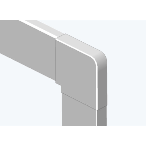 Efapel 10053 ABR Угол плоский, 40x12.5ммАксессуары для миниканала 40x12.5мм 10050 СBR 10150 СBR