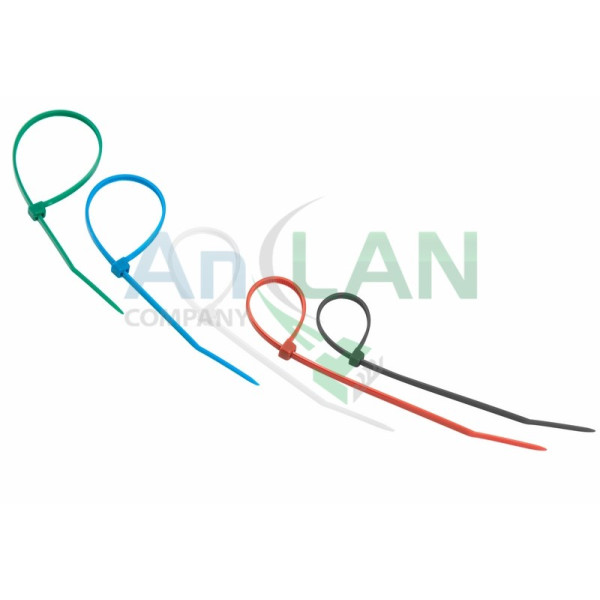 REXANT 07-0158-25 Хомут nylon 150 х 3.0 мм 25шт цветные