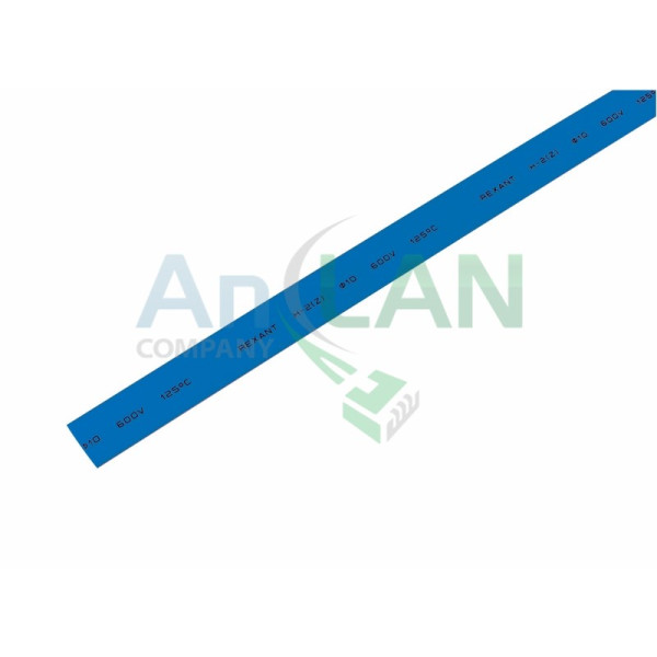 REXANT 21-0006 10.0 / 5.0 мм 1м термоусадка синяя